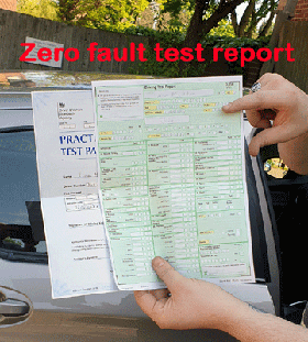 A zero fault test pass for Liam after driving lessons with 
Alpha1 driving school
 