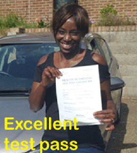 Well done Marie after driving lessons at
Alpha1 driving school
 