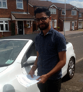 A great first time test pass with only 4 minor faults after driving lesson with
Alpha1 driving school
 
- well done Simran